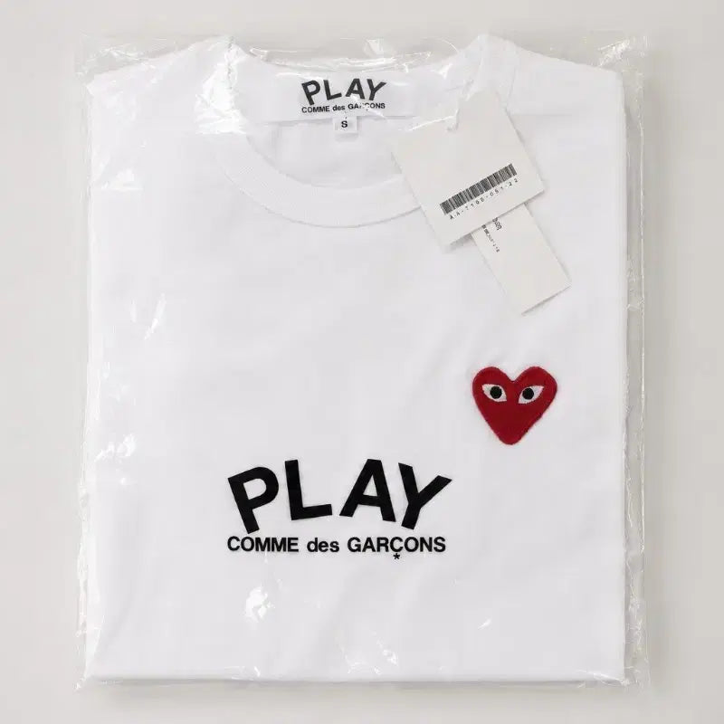 [BUNJANG] Comme des Garçons Play Unisex Short Sleeve T-Shirt / 남녀공용 꼼데가르송 반팔티