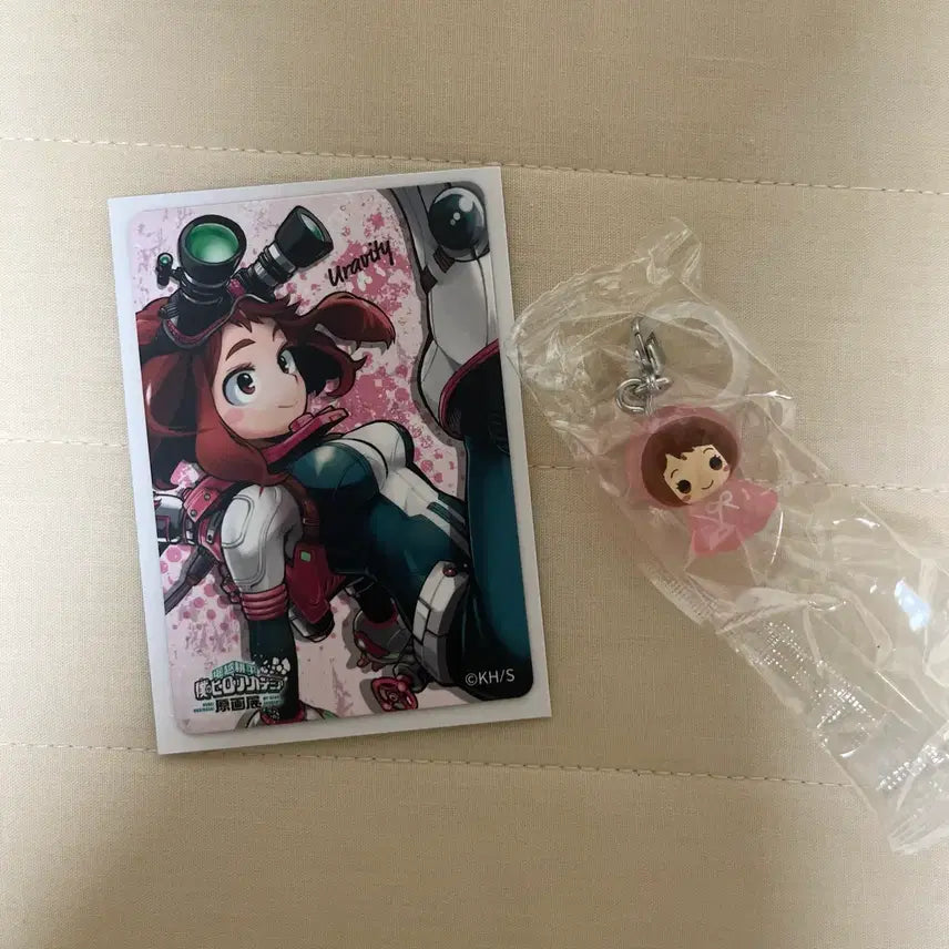 [BUNJANG] My Hero Academia Original Art Exhibition Magnet Sticker Set + Mejirushi Vol. 1 Ochaco Bundle / 나히아 원화전 마그넷 스티커 + 메지루시 1탄 우라라카 일괄판매