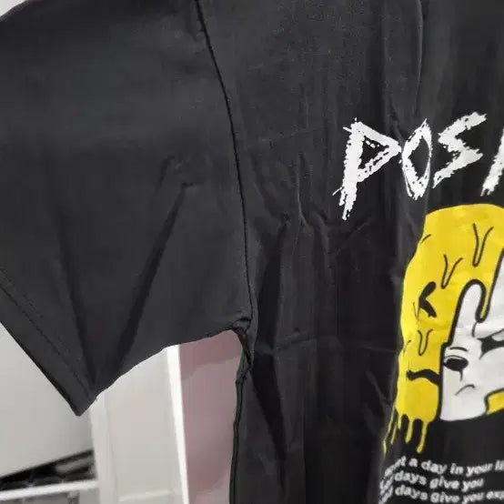 [BUNJANG] Unisex "POSITIVE" Graphic T-Shirt / 타이포그래피 그래픽 반팔 티셔츠(남녀공용)