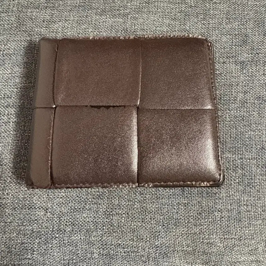 [BUNJANG] Bottega Veneta Bi-fold Wallet Brown Leather / 보테가베네타 지갑 브라운