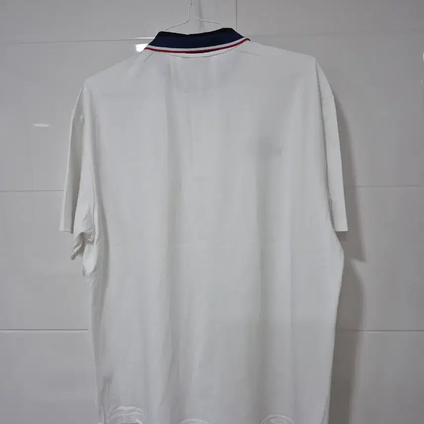 [BUNJANG] The North Face White Collar T-shirt Size 120 / 노스페이스 반팔 카라티 화이트120