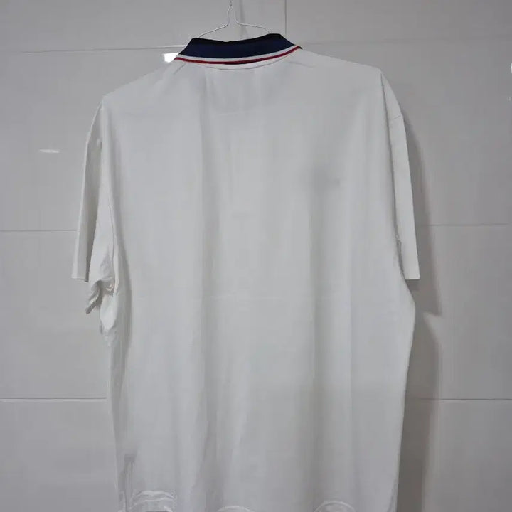 [BUNJANG] The North Face White Collar T-shirt Size 120 / 노스페이스 반팔 카라티 화이트120