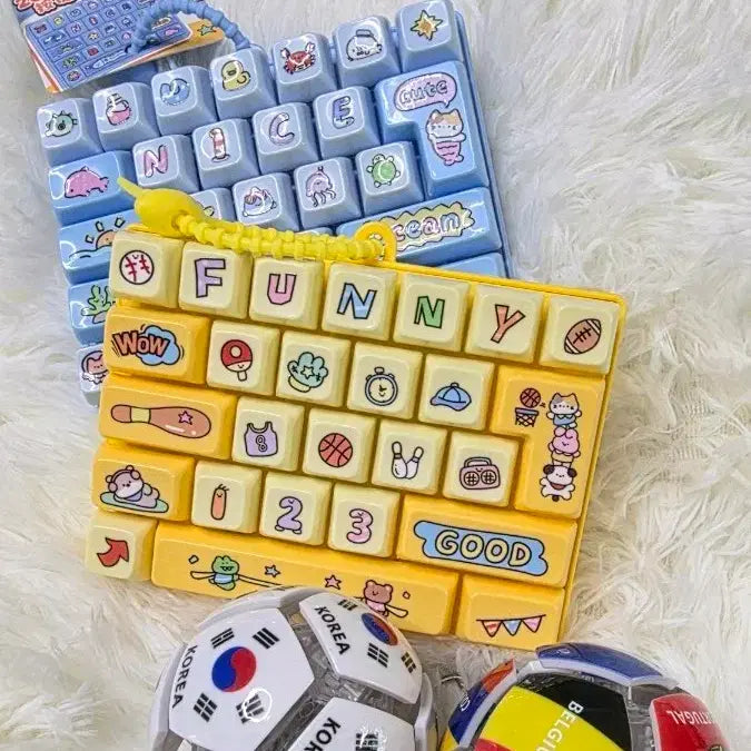 [BUNJANG] Oversized Keycap Clicker Toy (Set of 8) / 대왕 키캡 클리커