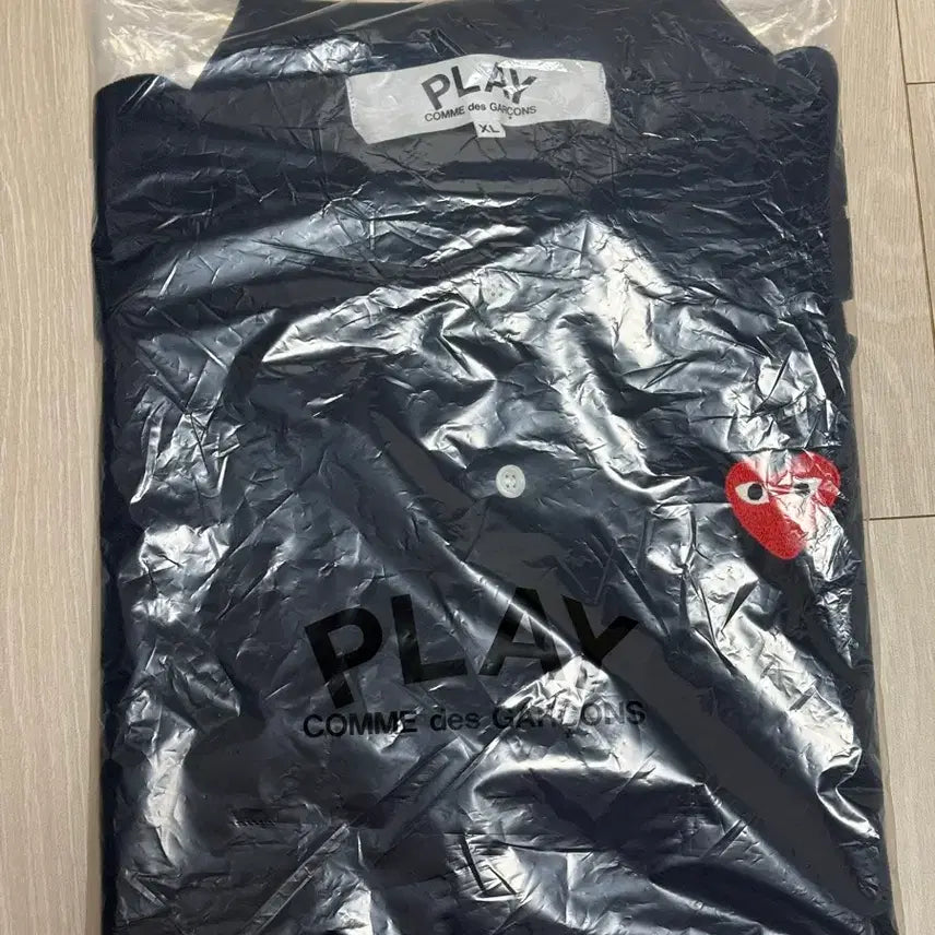 [BUNJANG] Comme des Garçons PLAY Pique Polo Shirt Navy XL / 꼼데가르송 플레이 피케 카라티. 네이비XL