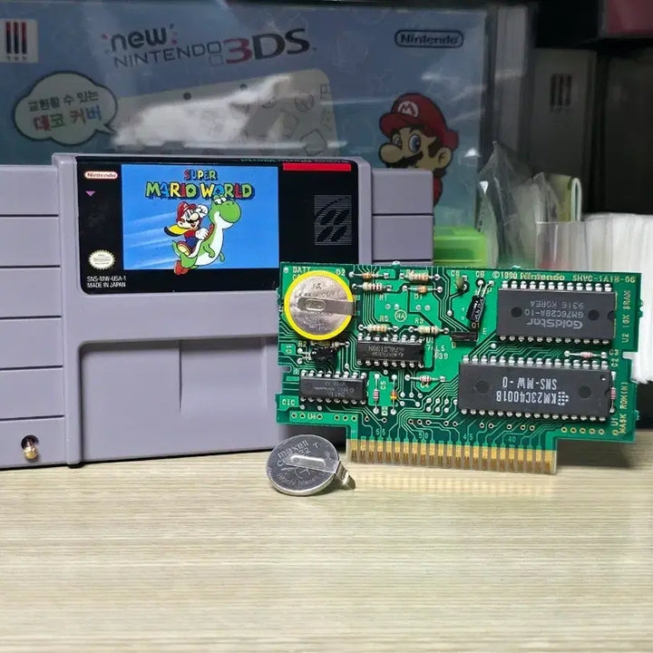[BUNJANG] Super Famicom / SNES Game Cartridge Battery Replacement Service / [신품] 슈퍼패미컴/SNES 게임팩 수은전지/건전지 교체 대행