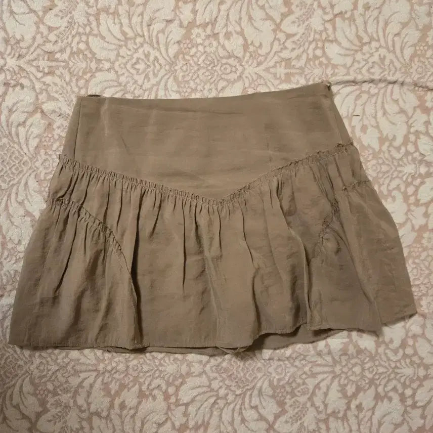 [BUNJANG] ZARA Ruffle Mini Skirt / ZARA 프릴 미니스커트