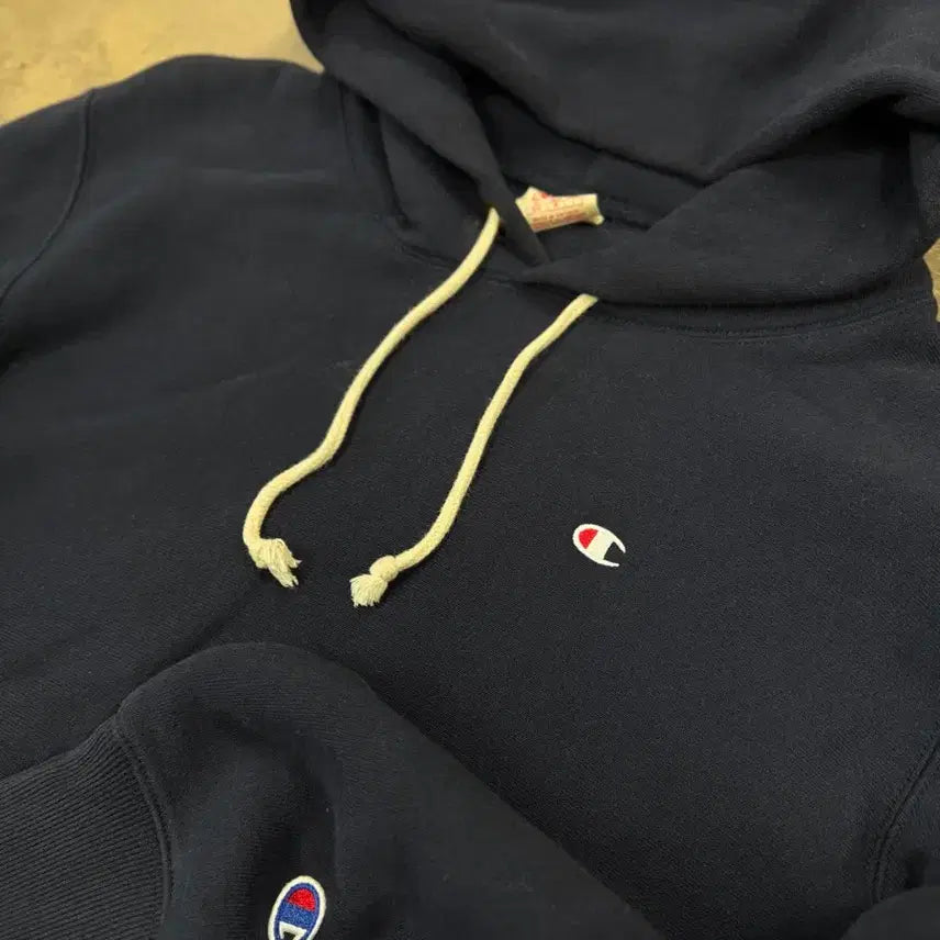 [BUNJANG] Champion Reverse Weave Hoodie Navy / 챔피온 리버스 위브 네이비 후드티
