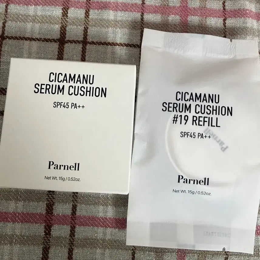 [BUNJANG] PARNELL Cica Manuka Serum Cushion (Refill Included) - Shade 19 / [새상품] 파넬 시카마누 세럼쿠션 19호