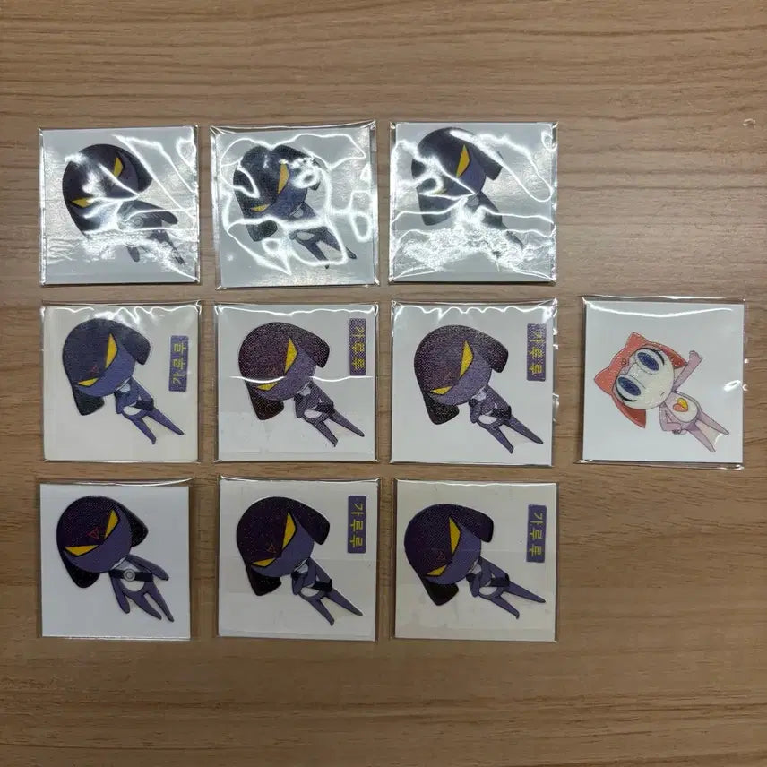 [BUNJANG] Keroro Giroro Pururu Sticker Bundle Set / 케로로 기루루 푸루루 10장 일괄판매