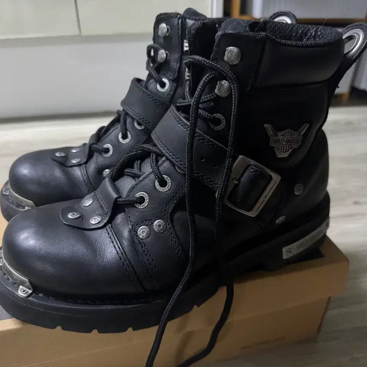 [BUNJANG] Harley-Davidson Leather Work Boots / [41] 할리데이비슨 레더 워크 부츠