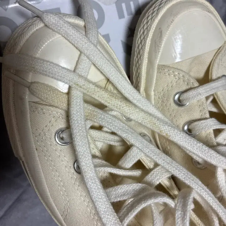 [BUNJANG] Comme des Garçons x Converse Ivory 235mm Sneakers / 꼼데가르송 컨버스 235