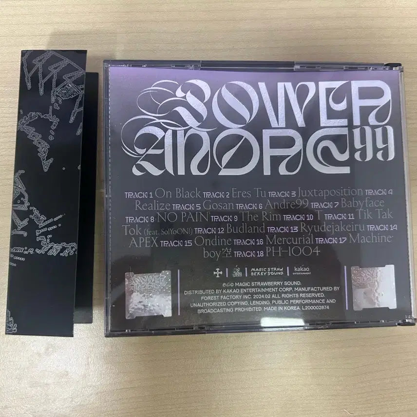 [BUNJANG] Silica Gel Official 2nd Album Power ANDRE 99 2CD / 실리카겔 정규 2집 power andre 99 2CD
