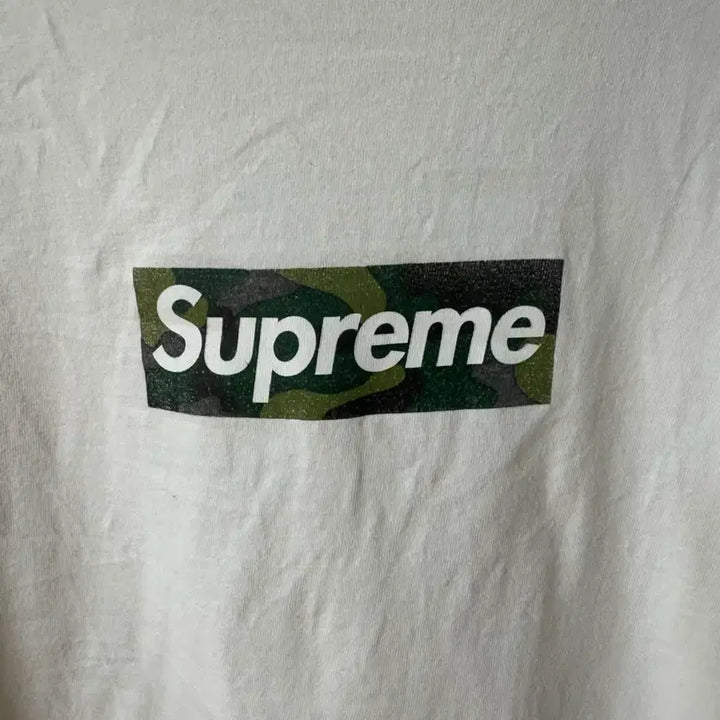 [BUNJANG] Supreme Box Logo Camo T-Shirt L / 슈프림 박스로고 반팔티 카모 L