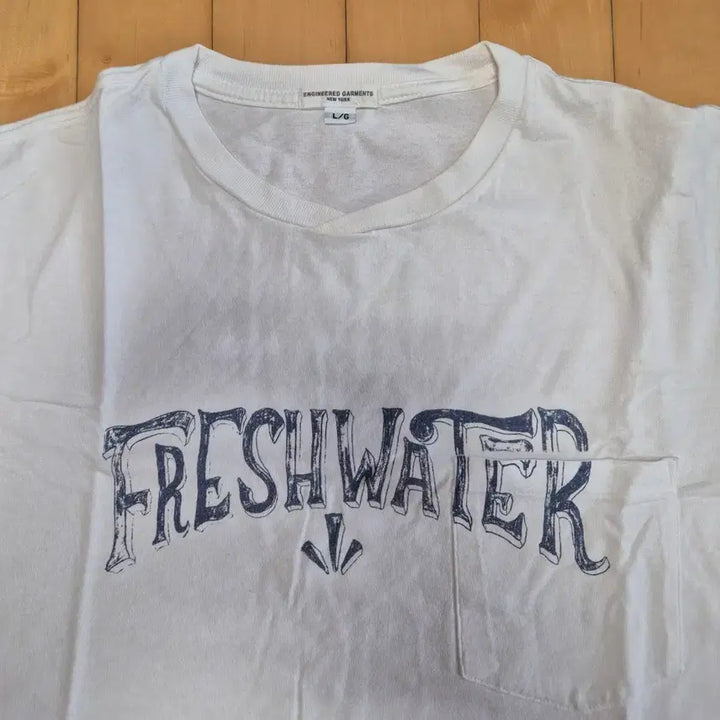 [BUNJANG] Engineered Garments Short Sleeve T-Shirt L Freshwater / 엔지니어드가먼츠 반팔티l