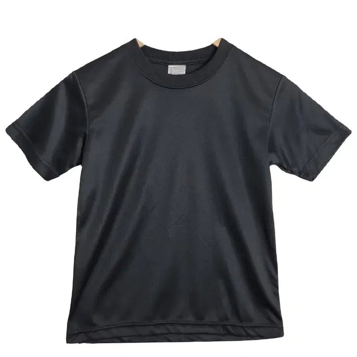 [BUNJANG] JPN Kids Black Performance Short Sleeve T-Shirt [130] / JPN 블랙 기능성 스포츠 키즈 반팔 티 [130]