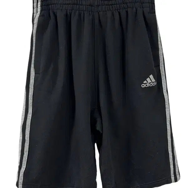 [BUNJANG] Adidas 3-Stripes Banding Sweat Shorts Black / [L] ADIDAS 아디다스 삼선밴딩 스웻쇼츠 블랙