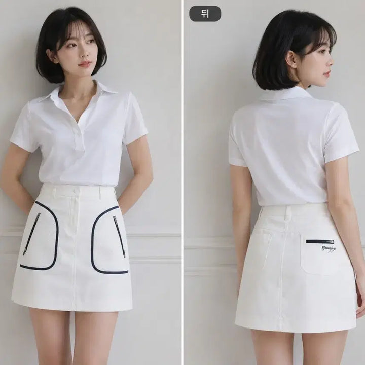 [BUNJANG] Greenjoy White Golf Skirt / 그린조이 화이트 골프 스커트28