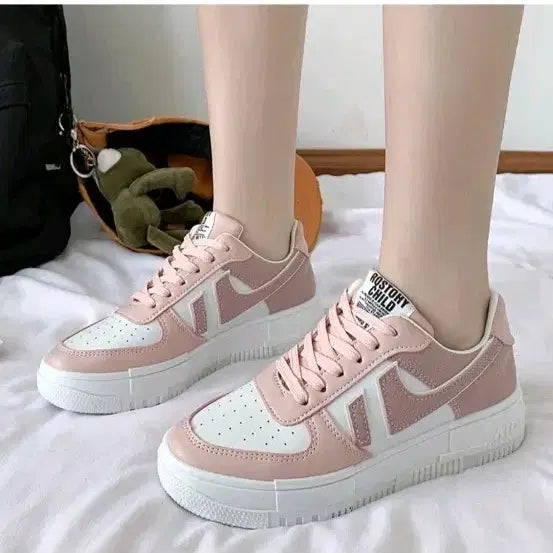 [BUNJANG] Boston Child Sneakers Pink White 245 / [새상품] 보스턴 차일드 스니커즈 핑크 화이트 245