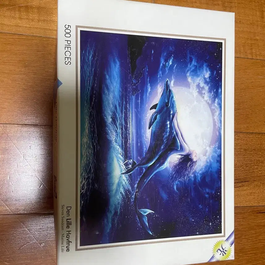 [BUNJANG] Dolphin Night Sky 500-Piece Puzzle &amp; Van Gogh Sunflowers 1000-Piece Puzzle Bundle / 퍼즐 500피스 1000피스 2개 일괄