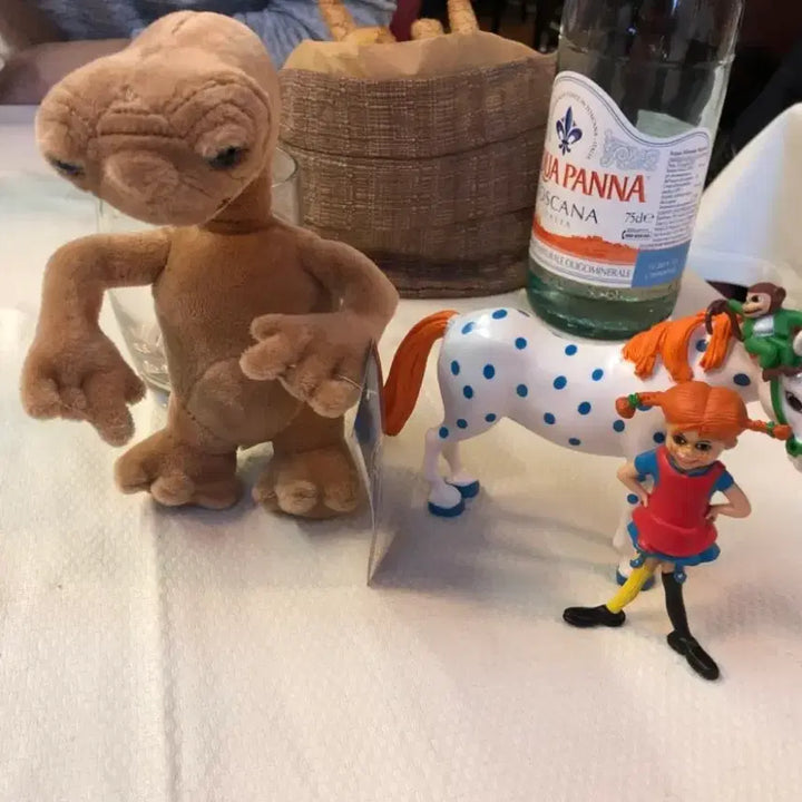 [BUNJANG] Pippi Longstocking Horse and Monkey Figure Set / 삐삐 롱스타킹 말 피규어 세트