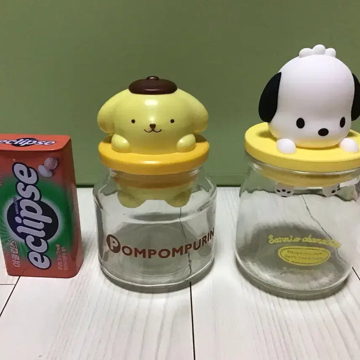 [BUNJANG] Sanrio Pompompurin &amp; Pochacco Canister Bundle Set / 산리오 폼폼푸린, 포차코 캐니스터