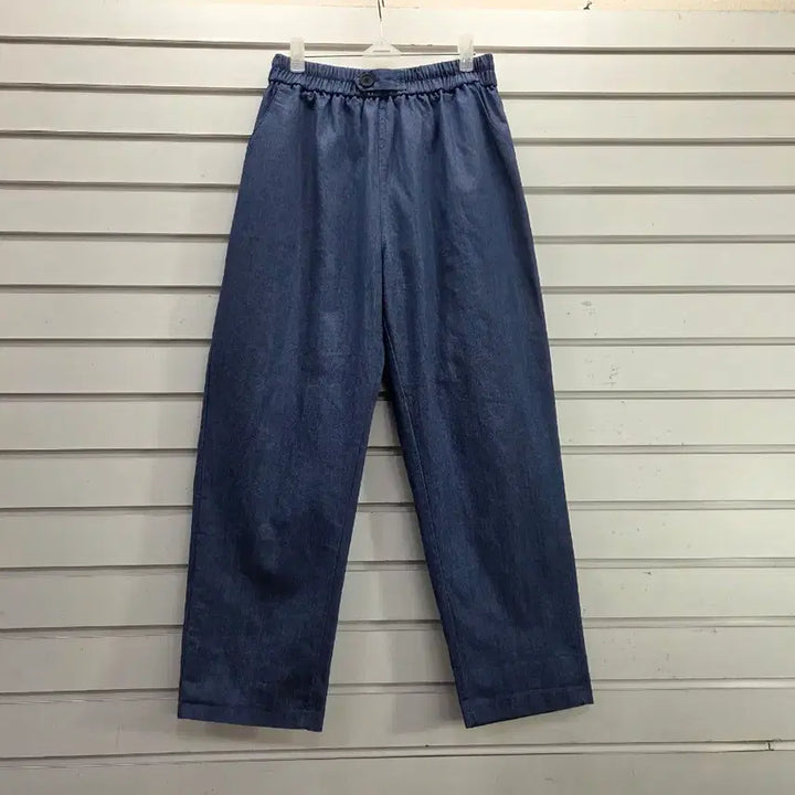 [BUNJANG] Navy Cotton Blend Spandex Banding Jeans - Size 66 / 네이비 면청지 스판 밴딩 청바지66/보물찾기천사