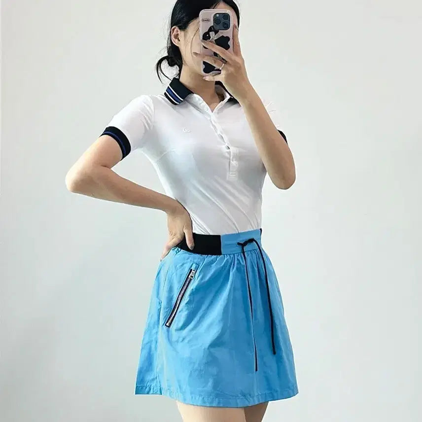 [BUNJANG] G/FORE Woven Skirt / 지포어 스커트