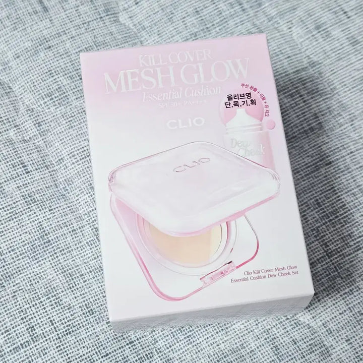[BUNJANG] Clio Kill Cover Mesh Glow Essential Cushion SPF50+ PA++++ 19N Porcelain (Sealed) / [미개봉] 클리오 NEW 킬커버 메쉬 글로우 에센셜 쿠션 -19N 포슬린