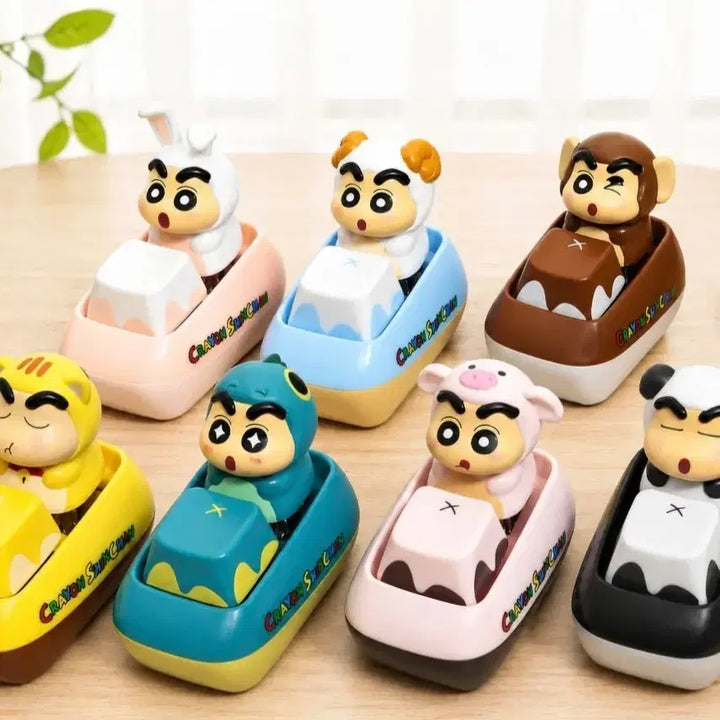 [BUNJANG] Crayon Shin-chan Animal Keycap Clicker Set / 짱구는 못말려 동물 키캡 클릭커