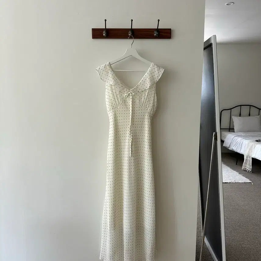 [BUNJANG] Polka Dot Long Skirt / 도트 롱스커트