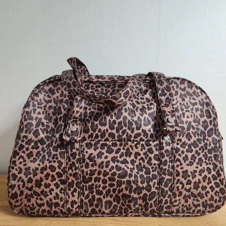 [BUNJANG] Hello Kitty Leopard Print Shoulder Bag / 헬로키티 호피가방
