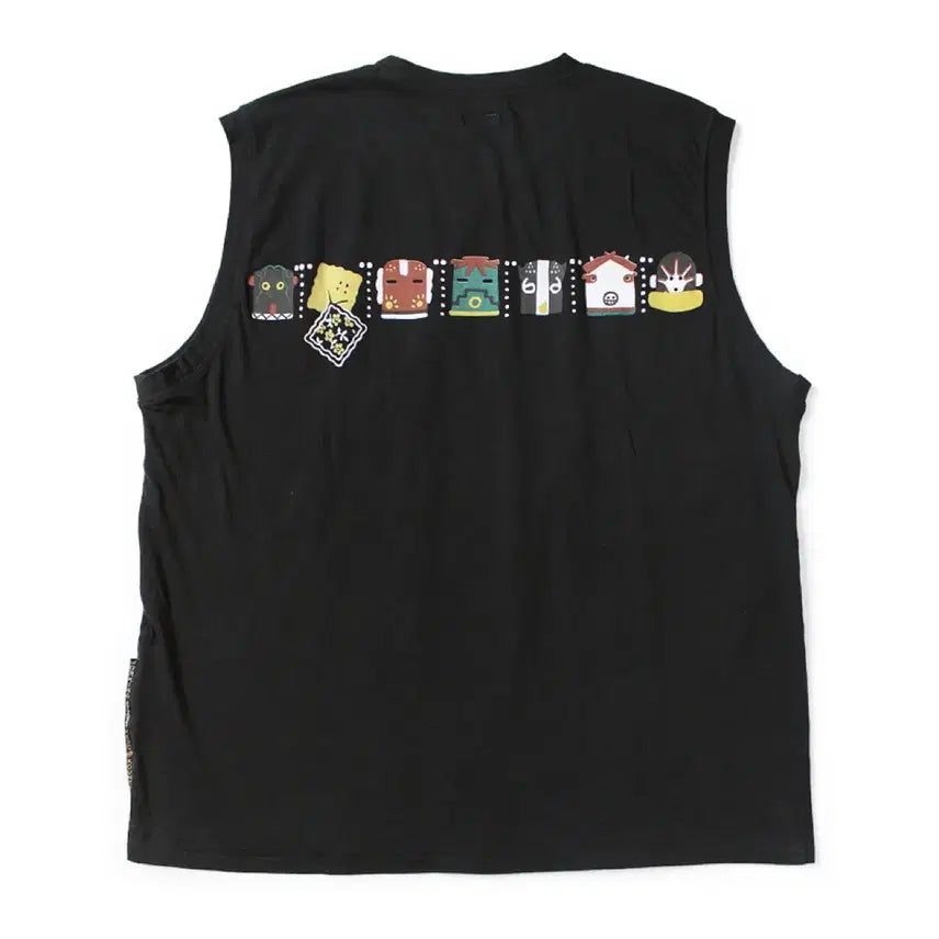 [BUNJANG] KAPITAL Kachina Big Sleeveless T-Shirt Size 3 / [새상품] KAPITAL 캐피탈 나시 패키쉬&amp;카치나 빅 티셔츠 민소매