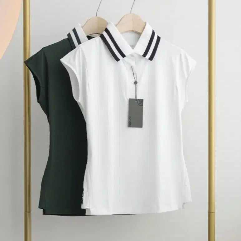 [BUNJANG] G/FORE Dropped Shoulder Collar T-Shirt / 지포어 반팔티셔츠