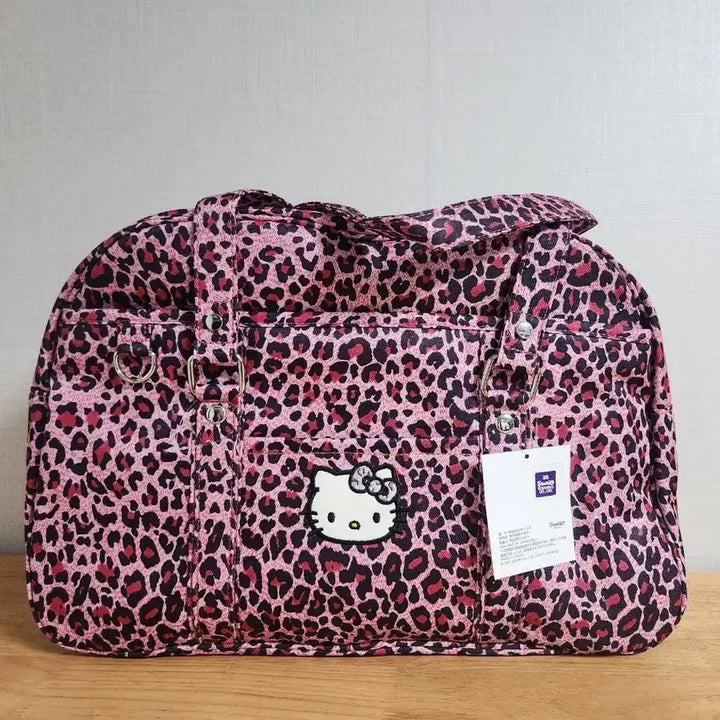 [BUNJANG] Hello Kitty Pink Leopard Print Shoulder Bag / 헬로키티 핑크호피숄더백