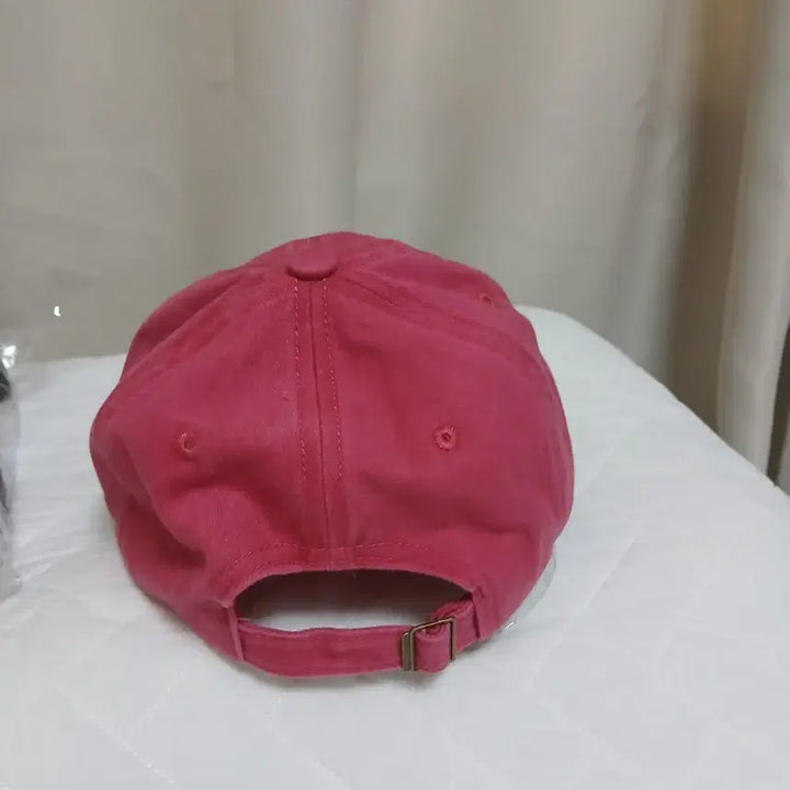 [BUNJANG] Vintage Los Angeles Embroidered Baseball Cap Pink New / 빈티지 로스앤젤레스 자수 캡 모자 핑크 새상품