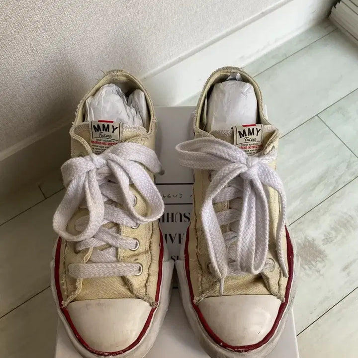 [BUNJANG] Mihara Yasuhiro Peterson OG Sole Canvas Low Top Sneakers / 미하라 야스히로 피터슨 43