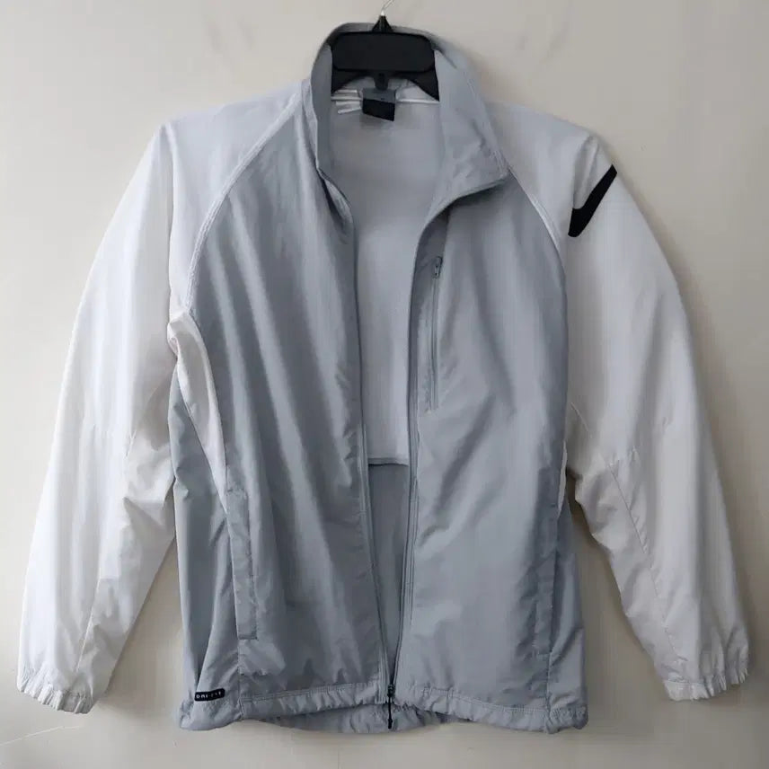 [BUNJANG] Nike 00s Vintage M/95-100 Windbreaker Jacket - Grey/White / 나이키 00s빈티지 M/95~100 바람막이 자켓. GW.
