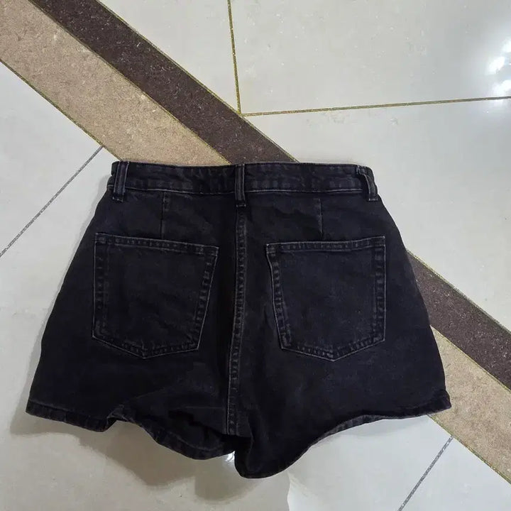 [BUNJANG] ZARA Denim Skirt Pants Black / 자라 데님 치마바지