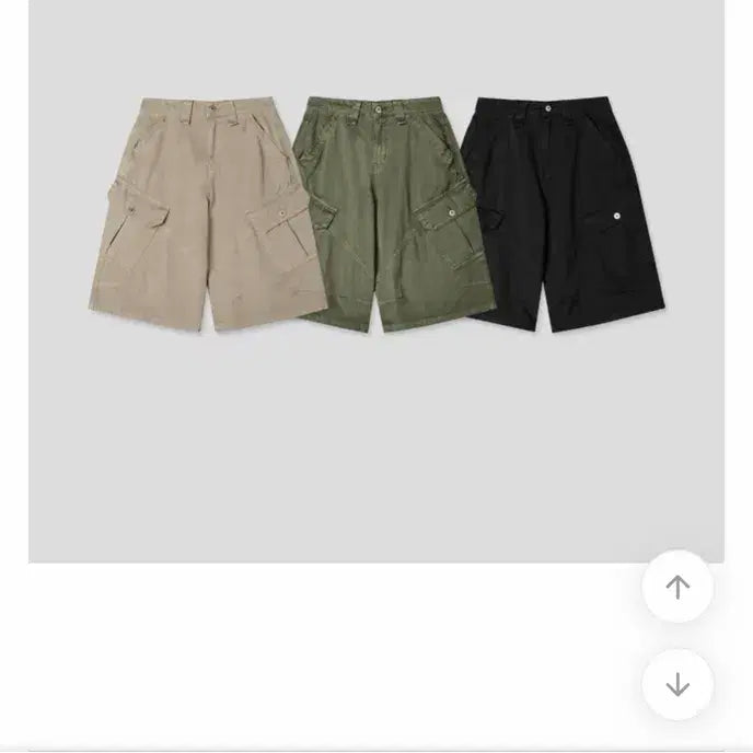 [BUNJANG] AVALON Cargo Bermuda Pants Black S / 갱갱샵 아발론 카고 버뮤다 팬츠 / 블랙S