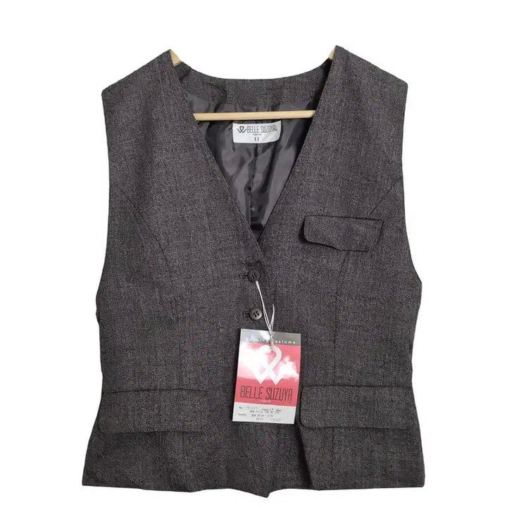 [BUNJANG] BELLE SUZUYA Gray Blazer Vest [M] / 새상품 BELLE SUZUYA 그레이 블레이저 베스트 [M]