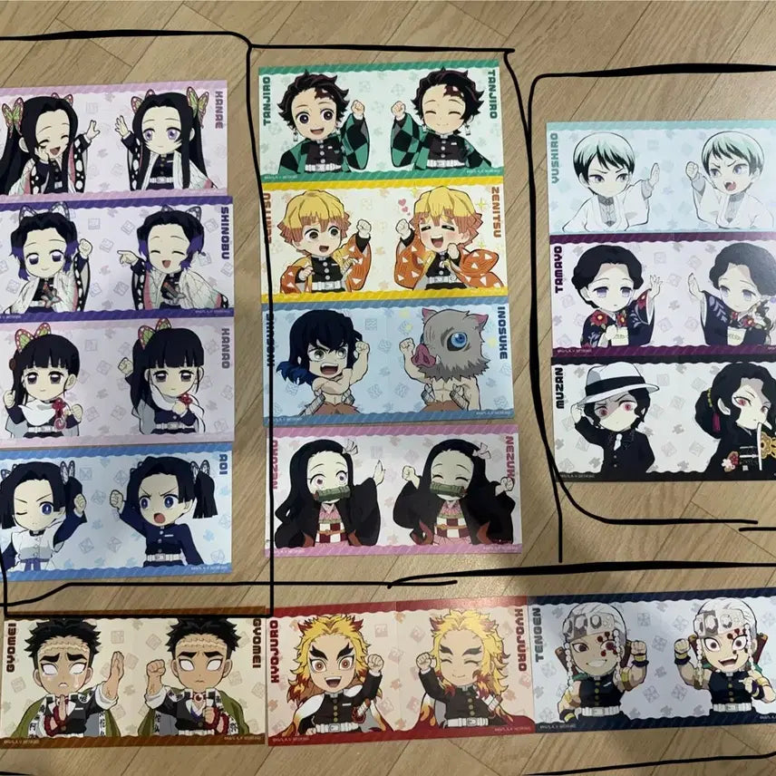 [BUNJANG] ufotable Special Benefit Connecting Acrylic Postcard Set / 유포테이블 특전 연결아크릴엽서 입지편 판매합니다!