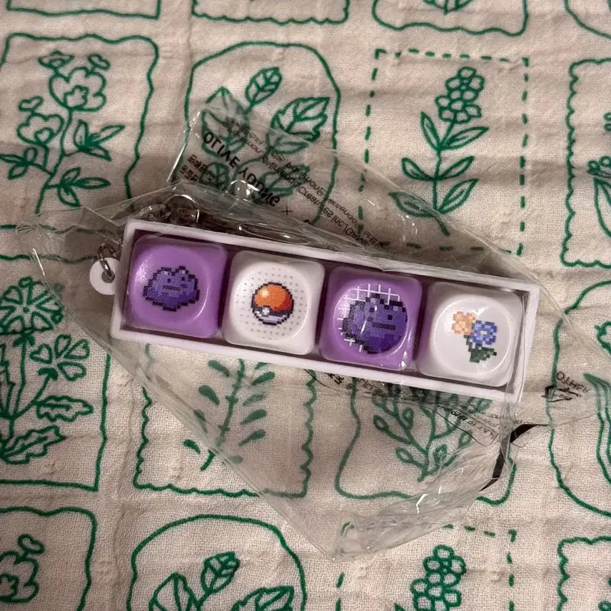 [BUNJANG] Tony Moly Pokemon Collaboration Squirtle 4-Keycap Set Limited Edition / 올리브영 포켓몬 콜라보 메타몽 토니모리 4구 키캡 한정 판매