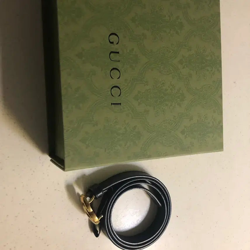 [BUNJANG] Gucci Marmont 2cm Belt Gold Buckle / [80]구찌 마몬트 2cm 벨트 금장