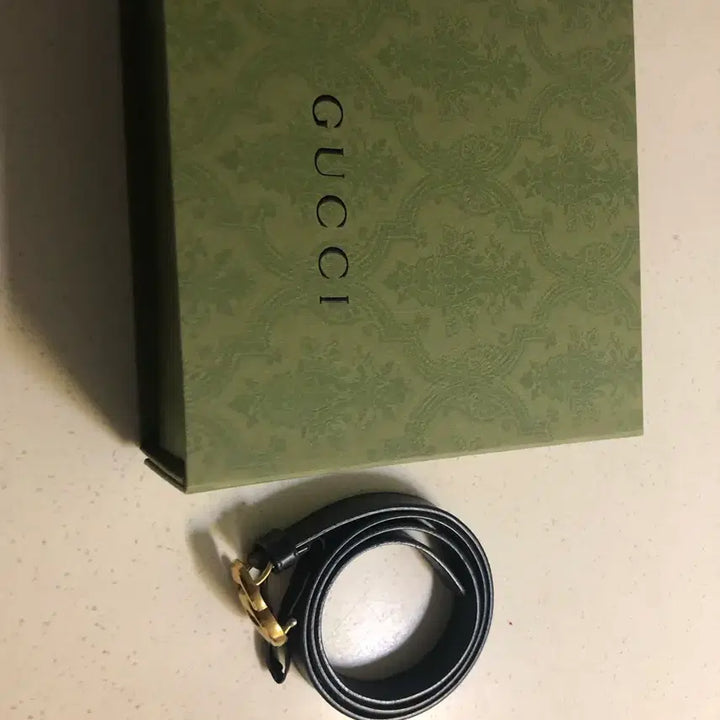 [BUNJANG] Gucci Marmont 2cm Belt Gold Buckle / [80]구찌 마몬트 2cm 벨트 금장