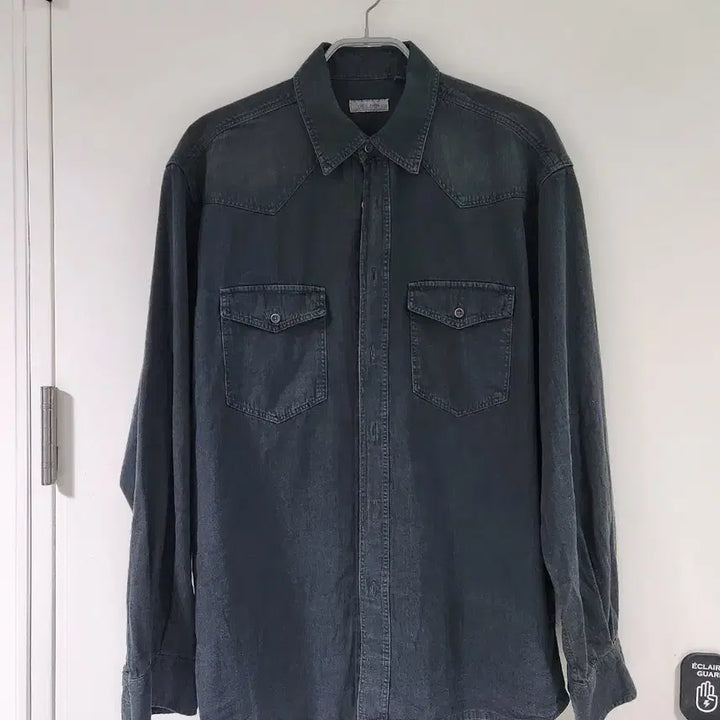 [BUNJANG] Velier Serif Denim Shirt Vintage Indigo / 5,105) 벨리에 세리프 데님셔츠 빈티지 인디고