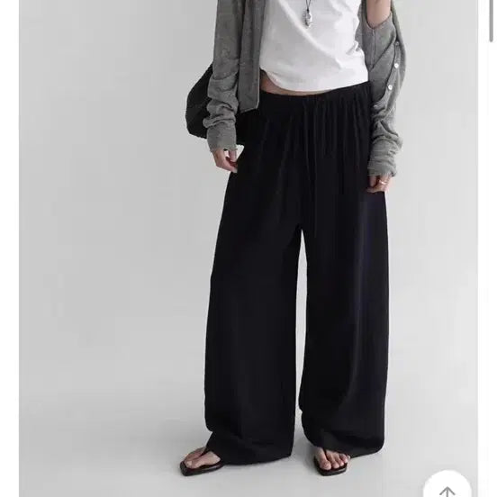 [BUNJANG] Manique Euroa Linen Banding Pants / 매니크 유로아 린넨 밴딩 팬츠 블랙업 에프터먼데이 김아홉 프롬비기닝
