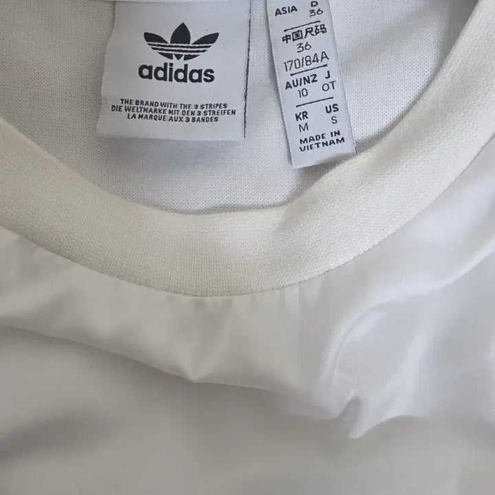 [BUNJANG] Adidas Oversized Short Sleeve Dress White / 아디다스 반팔 오버핏원피스 화이트