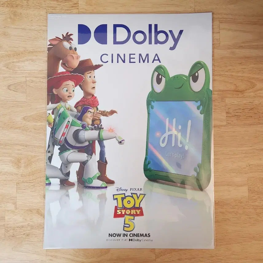 [BUNJANG] Toy Story 5 Dolby Cinema A3 Poster / 토이 스토리 5 돌비 포스터 A3