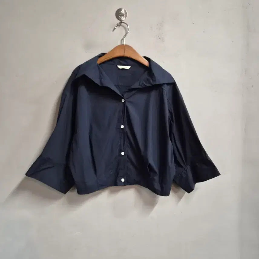 [BUNJANG] J. MERINGUE Navy Shirt Jacket / J.MERINGUE  네이비 셔츠 자켓