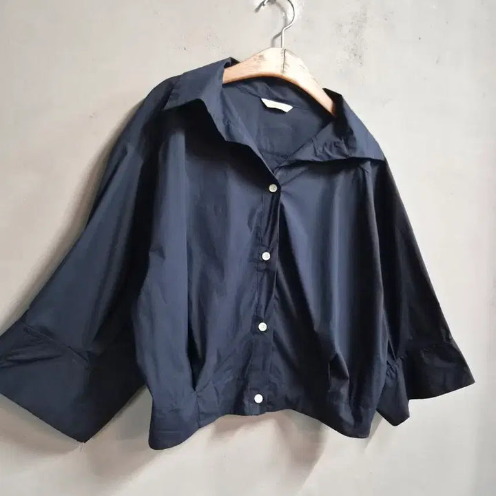 [BUNJANG] J. MERINGUE Navy Shirt Jacket / J.MERINGUE  네이비 셔츠 자켓